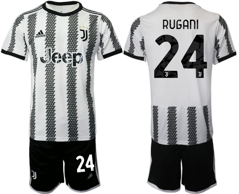 Men 2022-2023 Club Juventus FC home white 24 Soccer Jersey